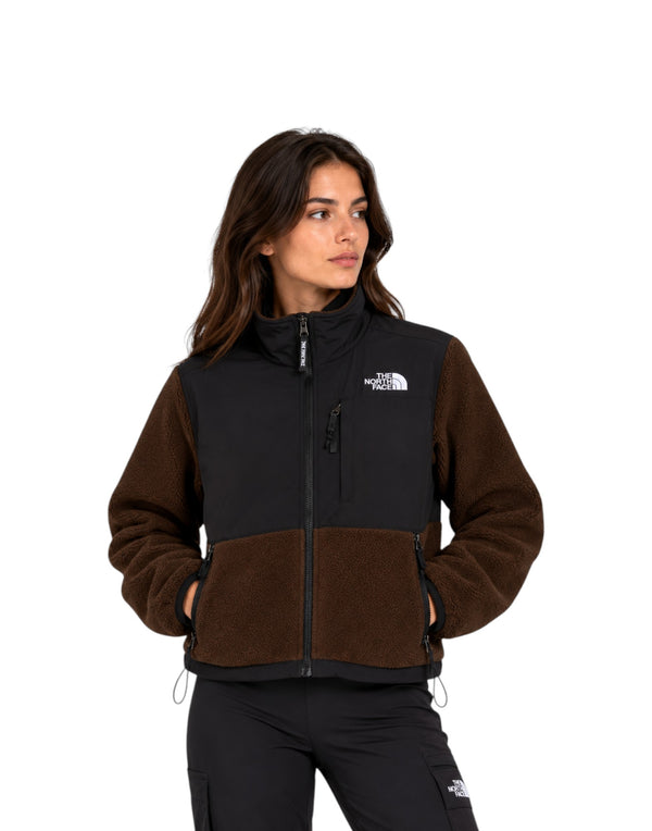 NF0A88YR RM11 Pile Donna W Retro Denali Jacket Dark Chestnut/TNF Black (cod: NF0A88YR) NF0A88YR RM11 The North Face 