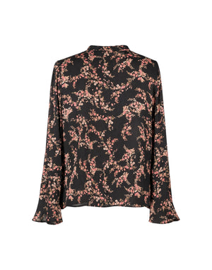 262TP2441 13700 Blusa in raso creponne a fiori 262TP2441 13700 Twinset 