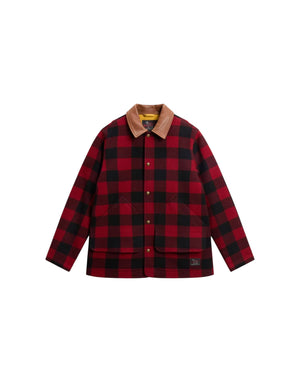 CFWMOU2000FRUT5656 5321 Cappotto Barn Misto Lana a Quadri CFWMOU2000FRUT5656 5321 Woolrich 