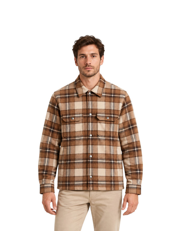CFWOOS2018MBUT3046 7449 Alaskan Check Shirt Jacket CFWOOS2018MBUT3046 7449 Woolrich 