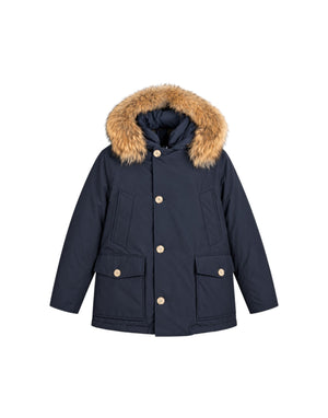 CFWOOU0484MBUT0001 MLB Arctic Anorak in Ramar Cloth con pelliccia removibile CFWOOU0484MBUT0001 MLB Woolrich 
