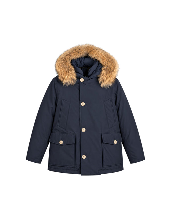 CFWOOU0484MBUT0001 MLB Arctic Anorak in Ramar Cloth con pelliccia removibile CFWOOU0484MBUT0001 MLB Woolrich 