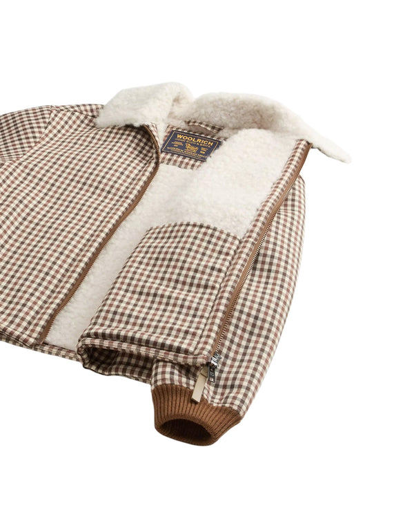 CFWWOS2035FRUT5486 8853 Check Sherpa Overshirt CFWWOS2035FRUT5486 8853 Woolrich 