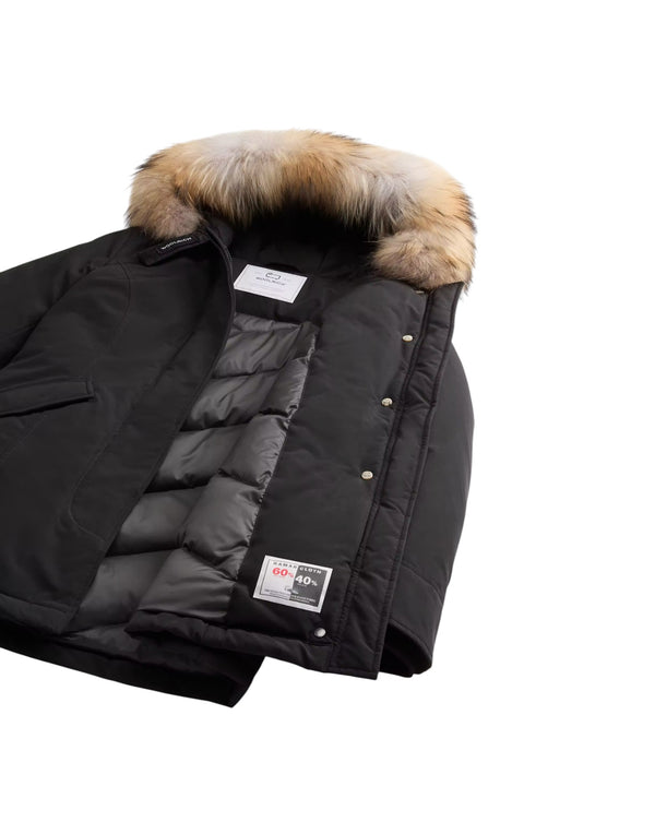 CFWWOU0538FBUT0001 BLK Arctic Raccoon Parka CFWWOU0538FBUT0001 BLK Woolrich 