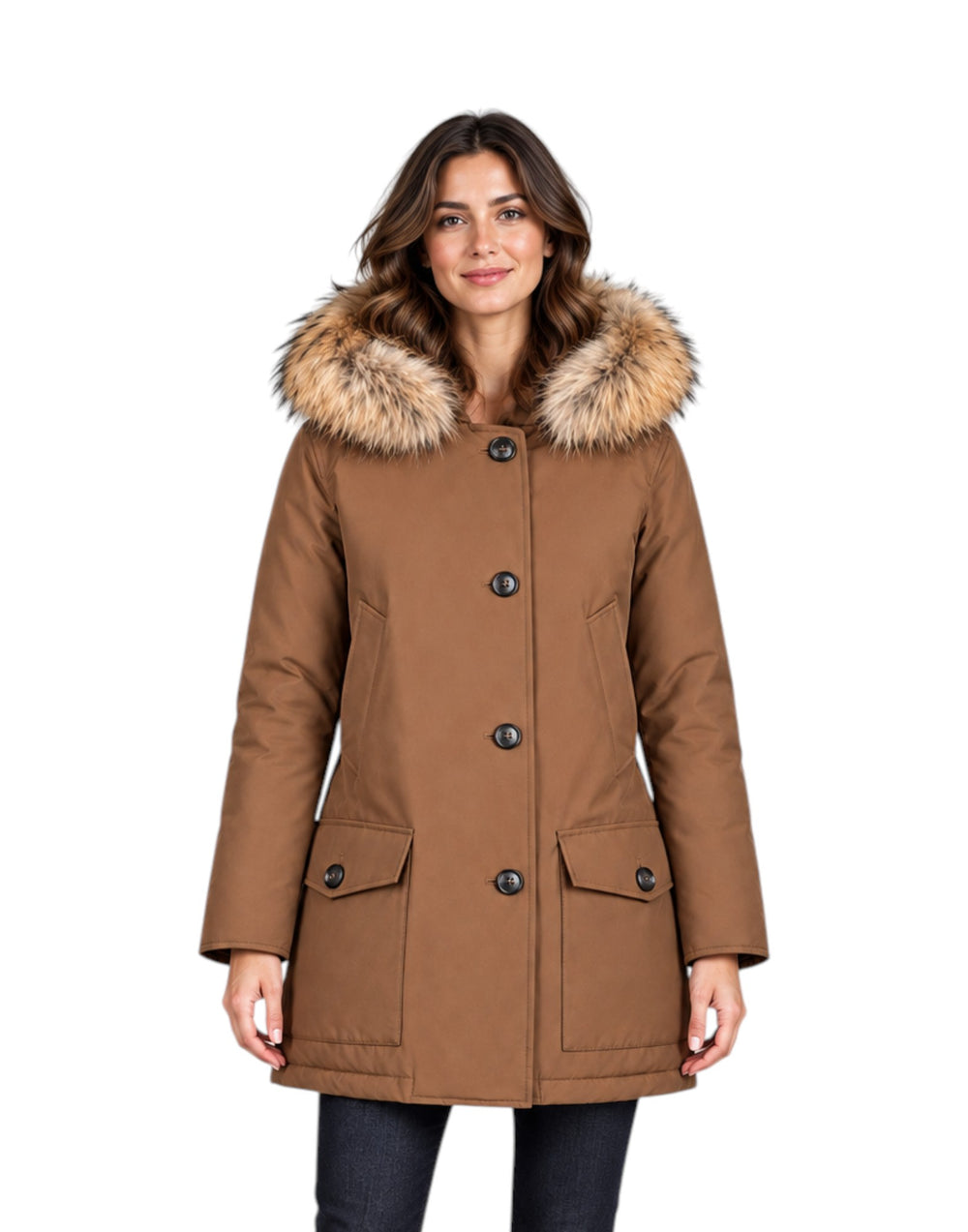 CFWWOU0540FBUT0001 DKE Arctic Detachable Fur Parka CFWWOU0540FBUT0001 DKE Woolrich 