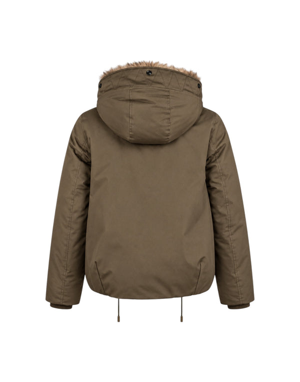 CFWWOU2237FRUT1974 614 Best Cotton Faux Fur Short Parka CFWWOU2237FRUT1974 614 Woolrich 