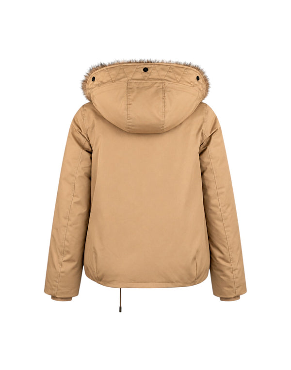 CFWWOU2237FRUT1974 8926 Best Cotton Faux Fur Short Parka CFWWOU2237FRUT1974 8926 Woolrich 