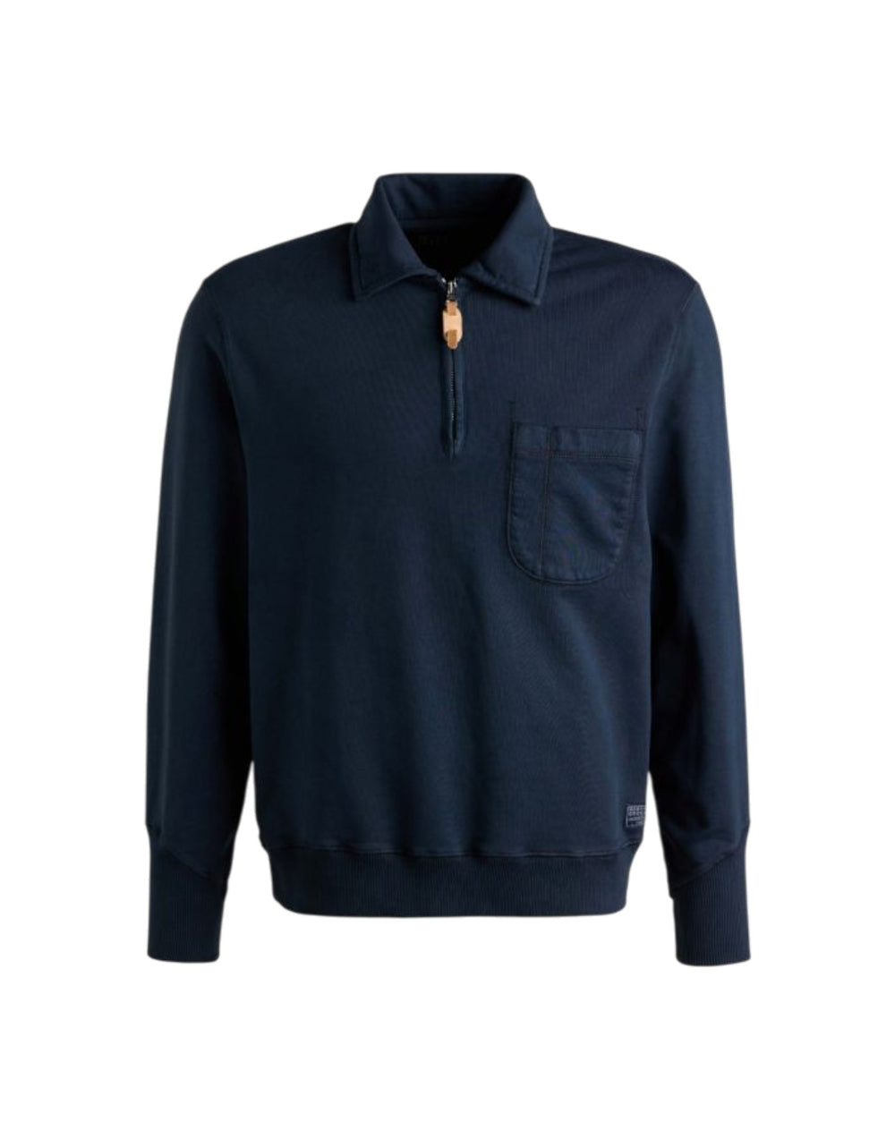 F201 NAVY felpa con zip F201 NAVY Manifattura Ceccarelli 