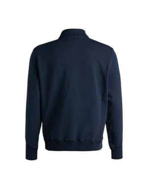 F201 NAVY felpa con zip F201 NAVY Manifattura Ceccarelli 