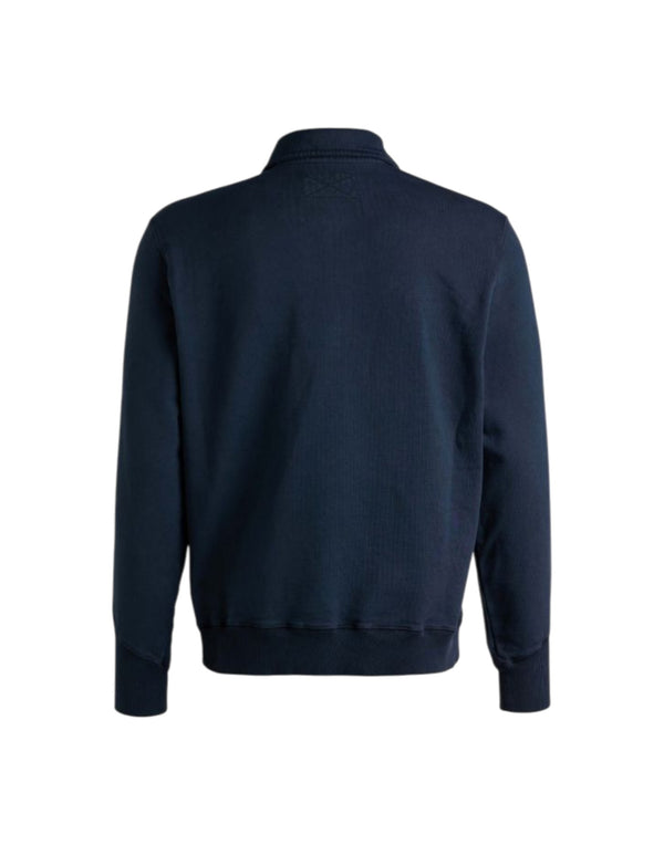F201 NAVY felpa con zip F201 NAVY Manifattura Ceccarelli 
