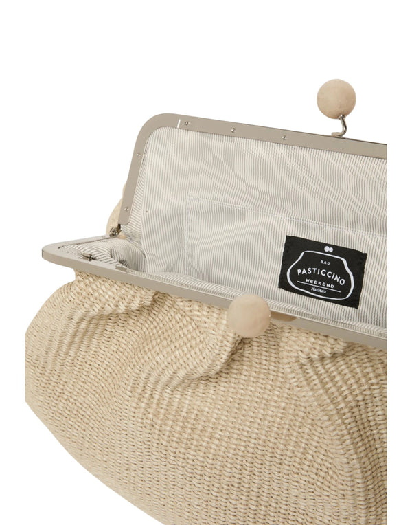 2615511095650 050 Pasticcino Bag Large effetto rafia 2615511095650 050 Weekend Max Mara 