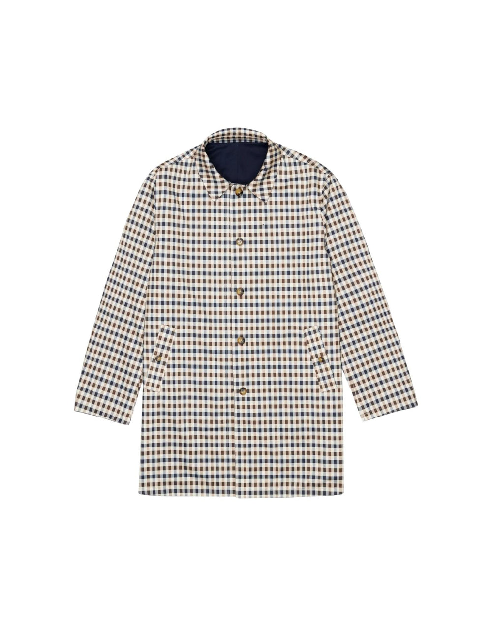 AA_A005_JK003 NAVY Archival Reversible Mid Coat AA_A005_JK003 NAVY AQUASCUTUM 