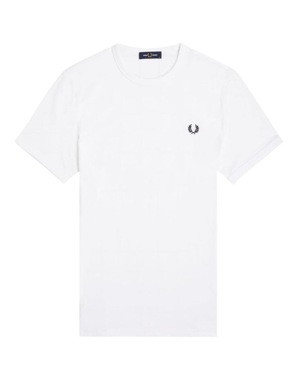 M3519 100 Ringer T-Shirt M3519 100 Fred Perry 