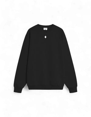 S6CMMASW099 110 Felpa girocollo con stampa logo S6CMMASW099 110 County of Milan 