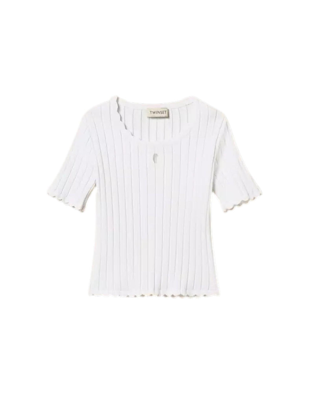 261GJ3015 00526 Maglia fitted a costine 261GJ3015 00526 Twinset 