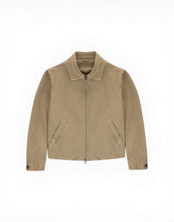 Circolo 1901 Blouson Canvas Giubbotto uomo verde