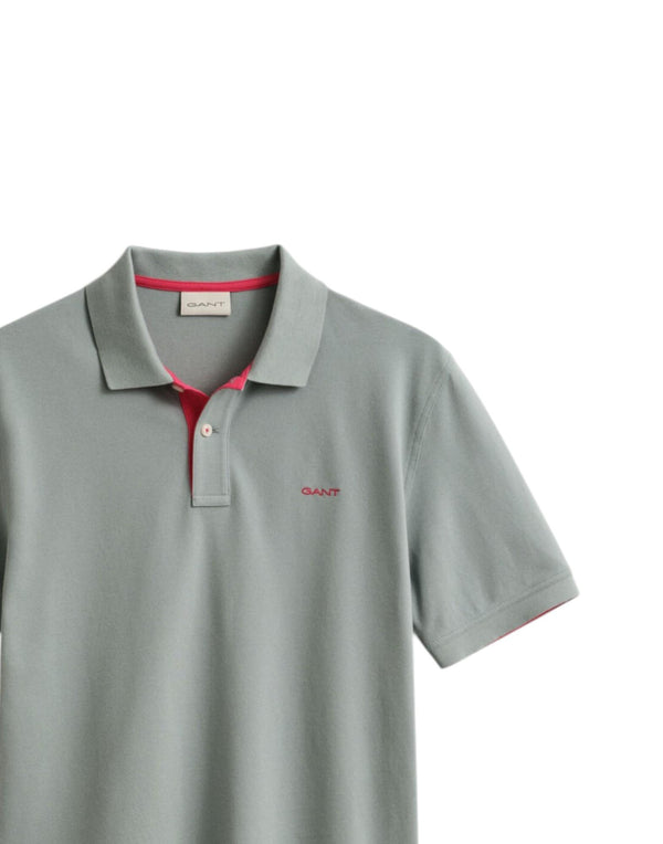 2601.2062026 10 Polo in piqué a contrasto 2601.2062026 10 Gant 