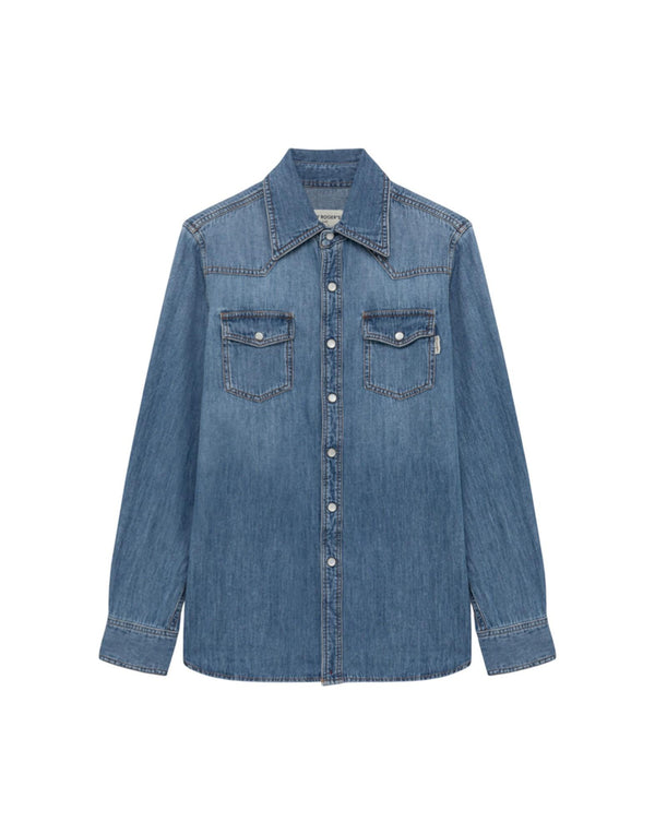 RND90321CR89A099 C0999 Camicia Ranch in denim RND90321CR89A099 C0999 Roy Roger's 