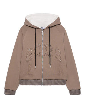 B2CW1915JE7 30 Felpa con cappuccio e full zip B2CW1915JE7 30 GCDS 