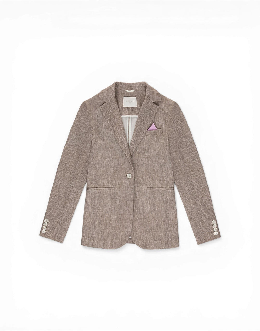 FD3930 NOMAD Giacca Slim Long Micro Herringbone Premium Piquet FD3930 NOMAD Circolo 1901 