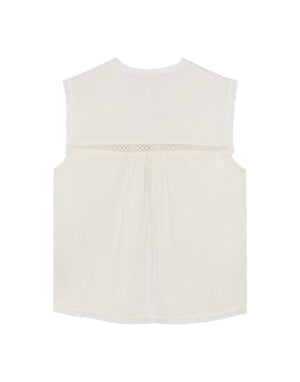 ROG0142CS390124 C0162 Camicia Long Farm con ricami ROG0142CS390124 C0162 Roy Roger's 