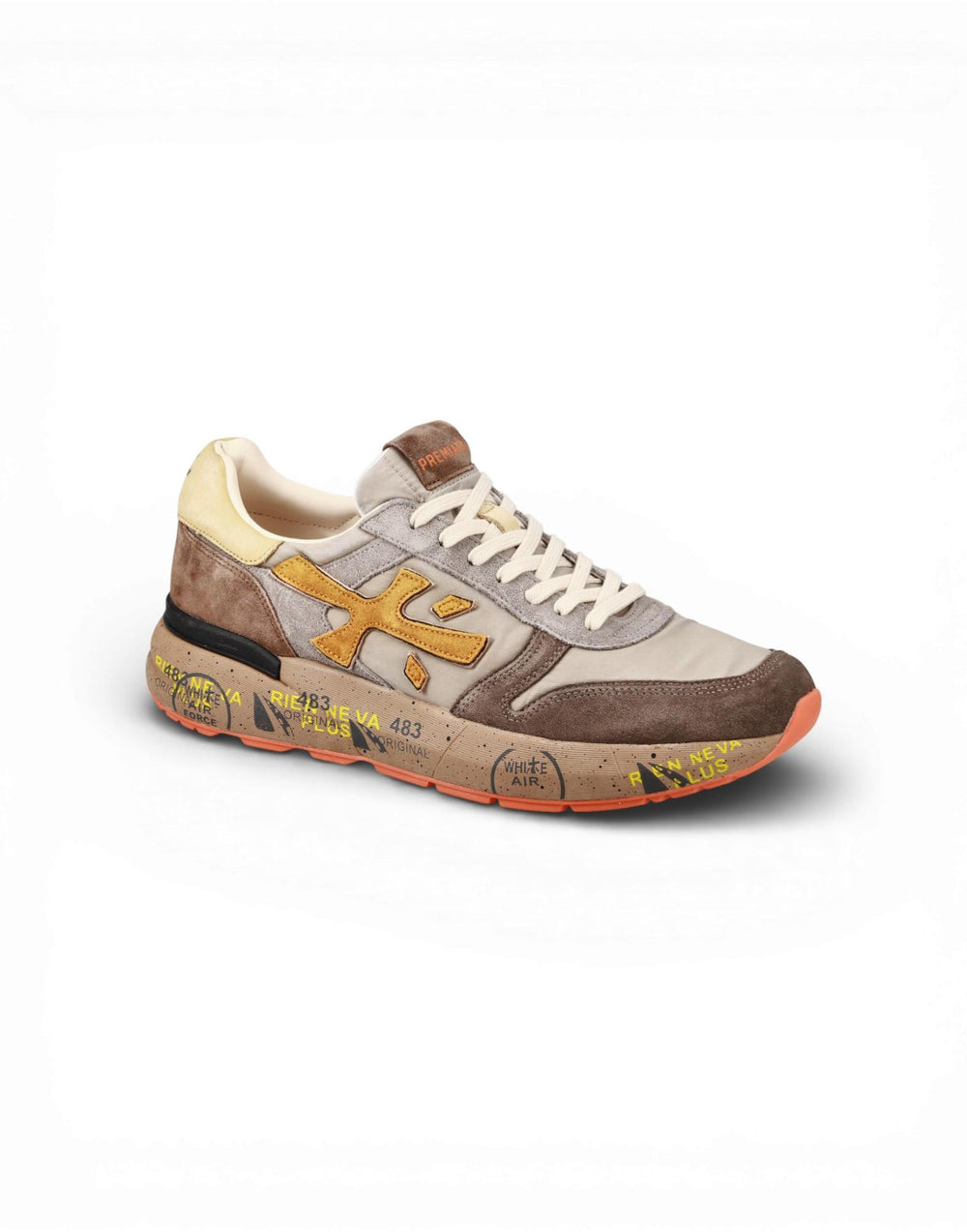 Premiata Mick 7866 Sneaker uomo beige+marrone