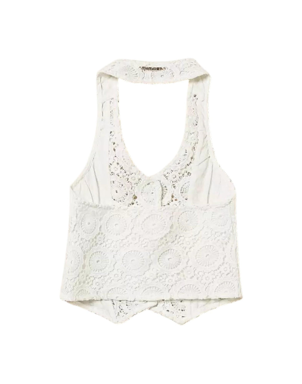261GJ2Q20 00526 gilet fitted in pizzo macramè 261GJ2Q20 00526 Twinset 