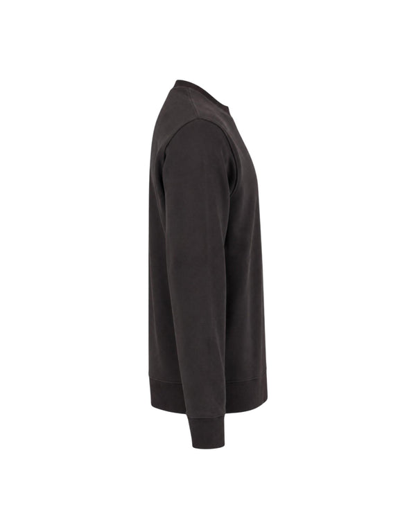 C.P. Company Sweatshirts Crew Neck Felpa girocollo uomo nero immagine 3