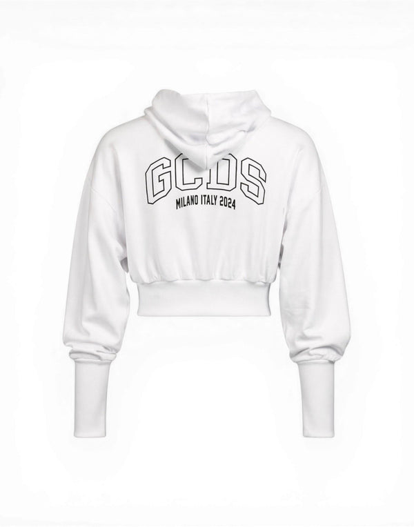 C1WEQE122F004 100B LOUNGE HOODIE C1WEQE122F004 100B GCDS 
