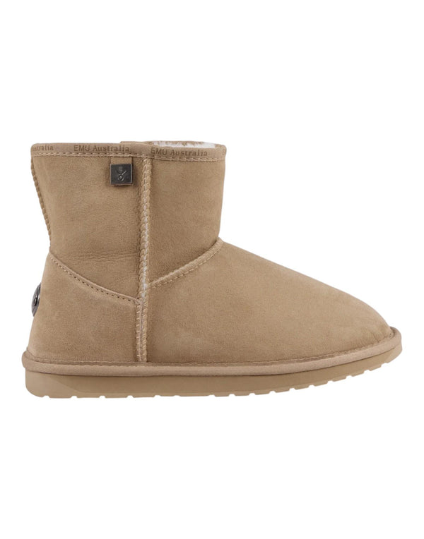 Emu Australia Stivale Platinum Stinger Slim Mini Stivaletto donna beige