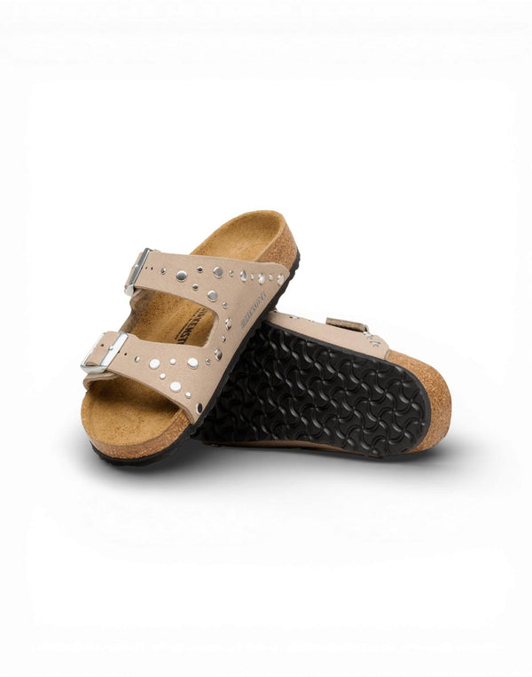 1031708 GRAY TAUPE Arizona Rivet Border Kids 1031708 GRAY TAUPE Birkenstock 