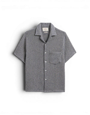 SS26.004 NAVY agora shirt SS26.004 NAVY Portuguese Flannel 