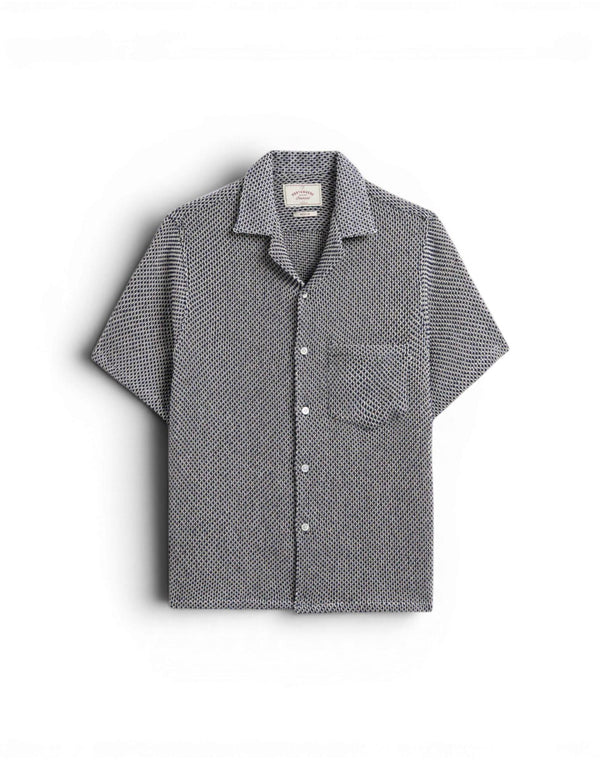 SS26.004 NAVY agora shirt SS26.004 NAVY Portuguese Flannel 