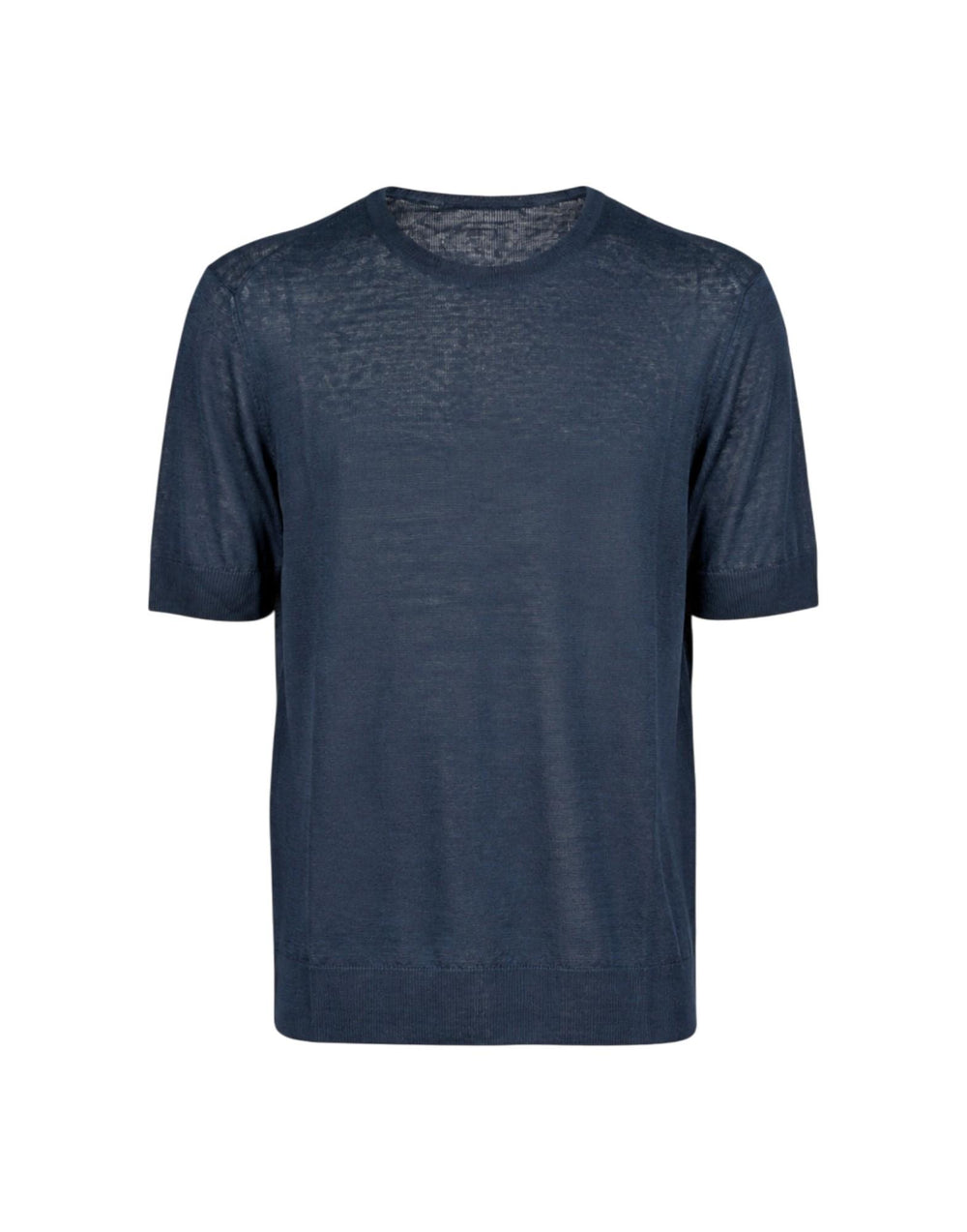 M5425-1042 0650 Girocollo manica corta in lino<BR/><BR/><BR/> M5425-1042 0650 MasQ 
