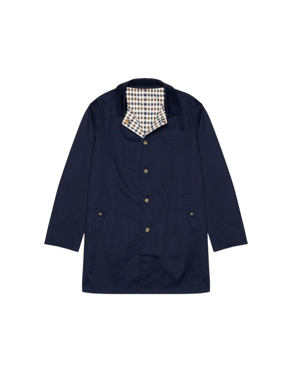 AA_A005_JK003 NAVY Archival Reversible Mid Coat AA_A005_JK003 NAVY AQUASCUTUM 