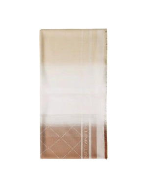 261TA4310 13275 Kefiah jacquard con logo 261TA4310 13275 Twinset 