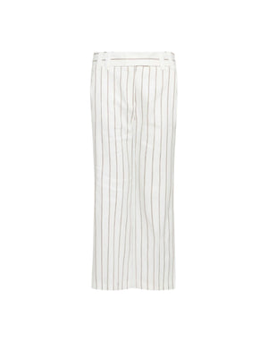 2613131112200 001 Pantalone flare in lino e cotone 2613131112200 001 Marella 