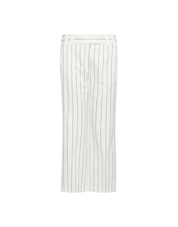 2613131112200 001 Pantalone flare in lino e cotone 2613131112200 001 Marella 