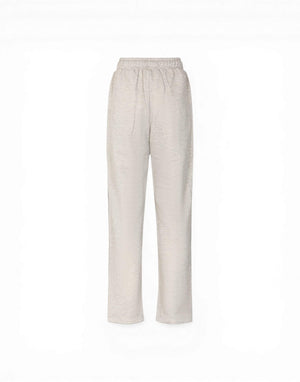 Hinnominate Pantalone Lurex Asciutto Con Nervature Pantalone in felpa donna grigio immagine 2