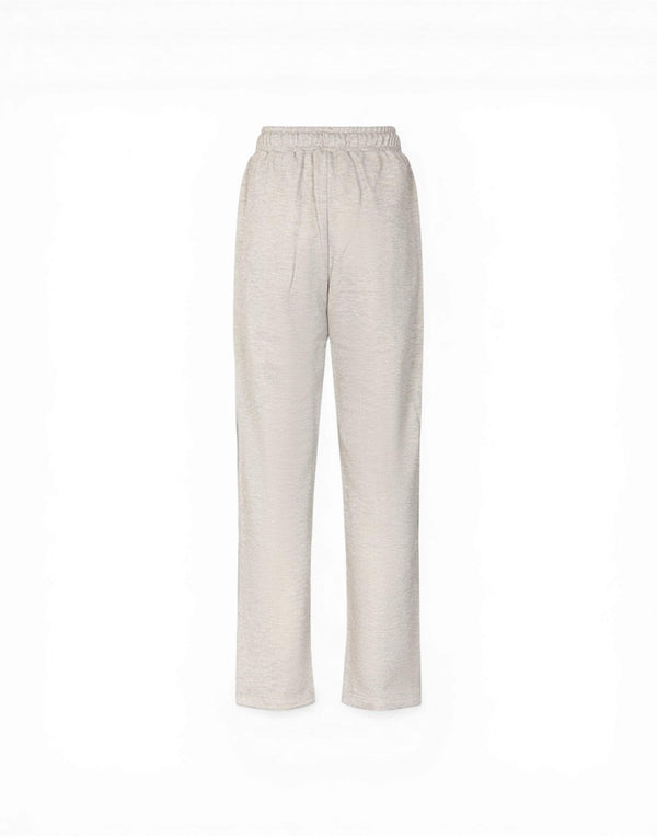 Hinnominate Pantalone Lurex Asciutto Con Nervature Pantalone in felpa donna grigio immagine 2