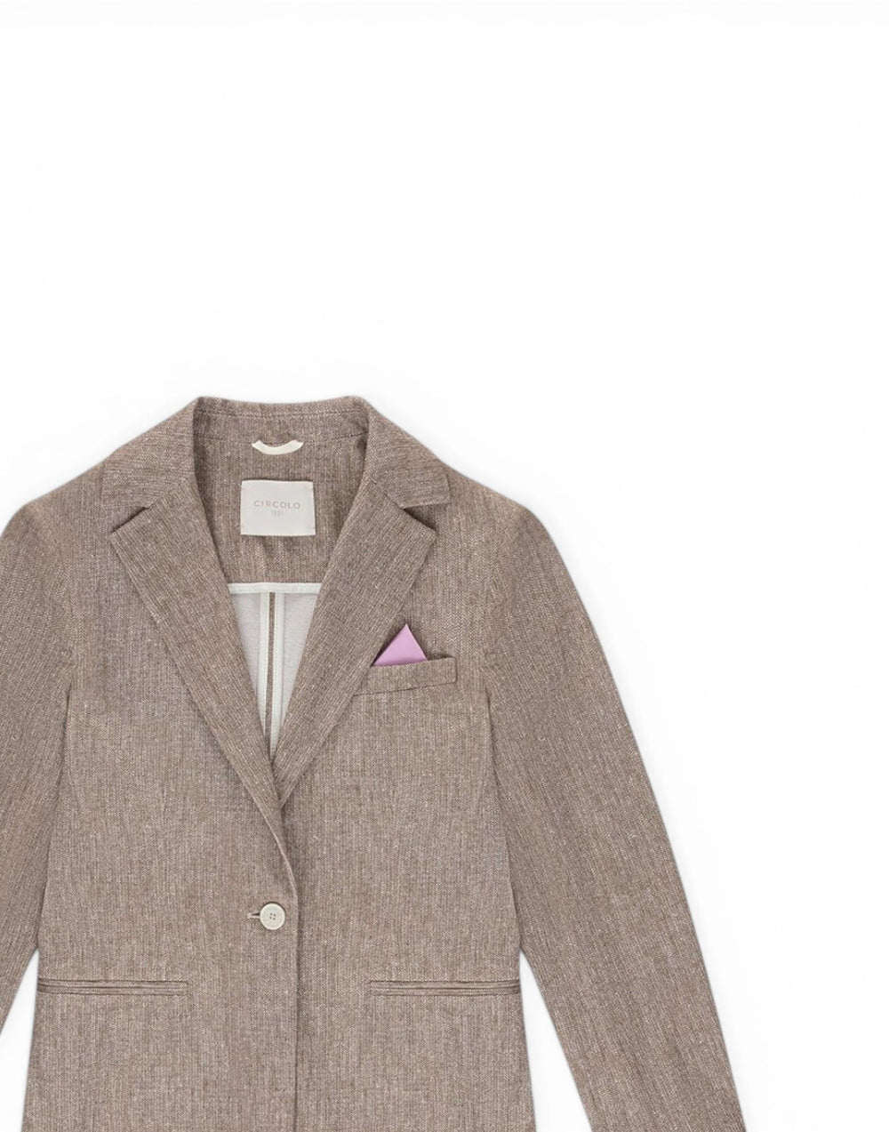 FD3930 NOMAD Giacca Slim Long Micro Herringbone Premium Piquet FD3930 NOMAD Circolo 1901 
