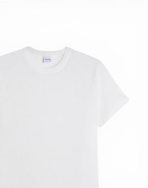 Q M831 D077 10072 Maglia Raglan Micro Waffle Cotone Q M831 D077 10072 Aspesi 