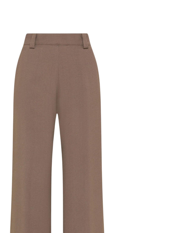 Seventy Pantalone ampio semielasticato Pantalone chino donna marrone immagine 2