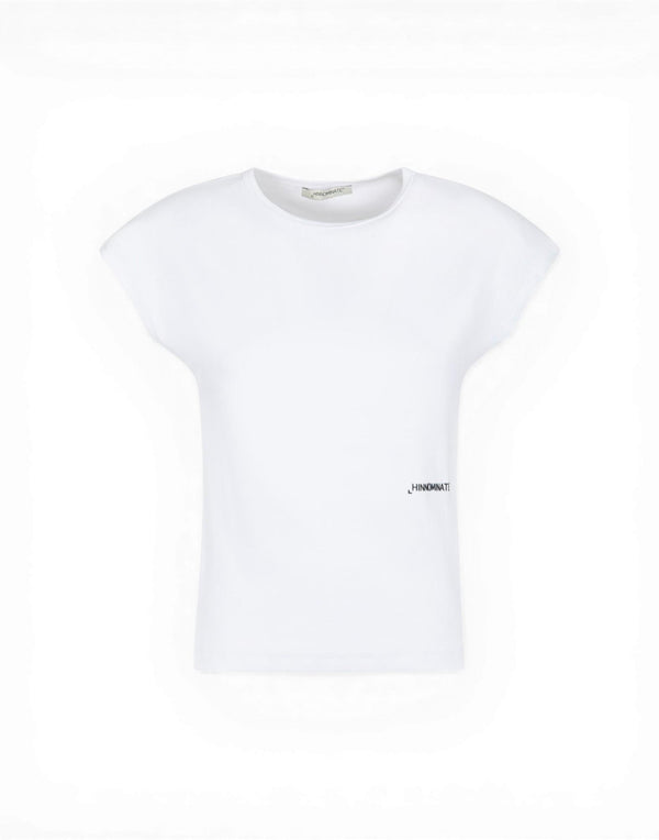 Hinnominate T-Shirt Mezza Manica In Costina T-shirt donna bianco
