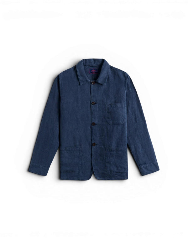 SS26.062 NAVY labura linen 100% lino SS26.062 NAVY Portuguese Flannel 