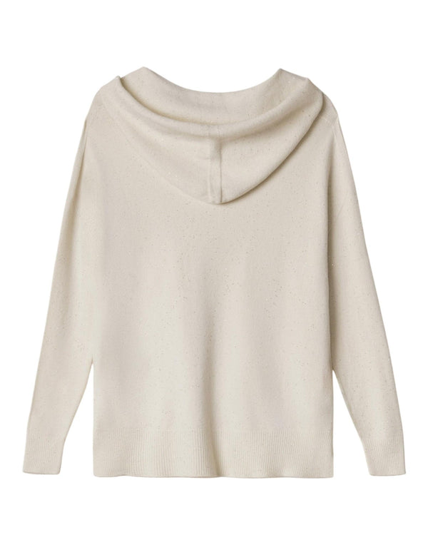 HMABW02310 BI04 Maglia con Cappuccio e Paillettes HMABW02310 BI04 Hinnominate 