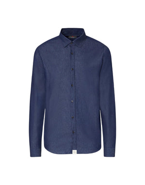 PEU592799012457 CH002 etienne ch<BR/>camicia in chambray di cotone PEU592799012457 CH002 Peuterey 