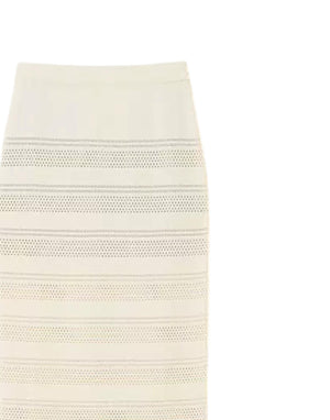 Twinset 261TP3083 Gonna donna bianco immagine 2