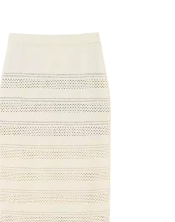 Twinset 261TP3083 Gonna donna bianco immagine 2