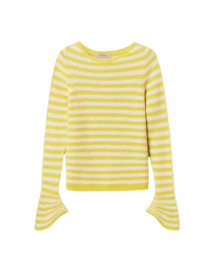 261TP3221 13381 Maglia Seamless Girocollo Righe 261TP3221 13381 Twinset 